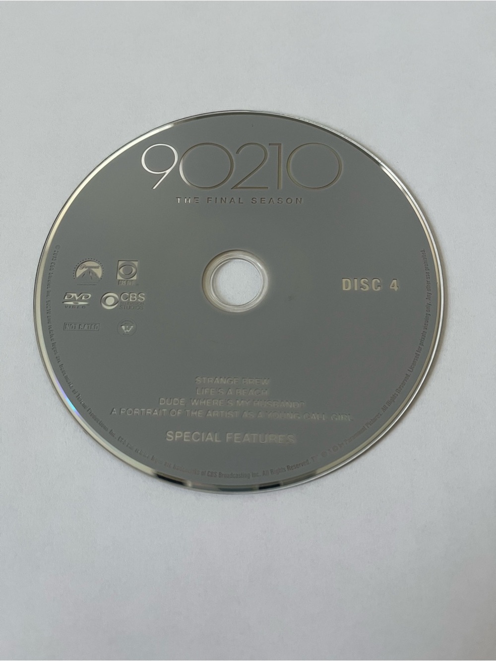 90210 Season 5 Disc 4 - Replacement DVD
